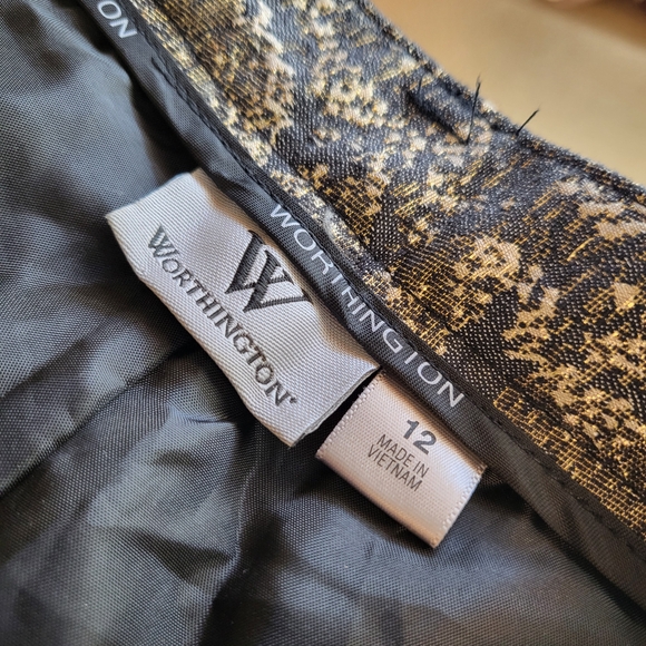 Metallic Gold Snakeskin Trousers - Picture 2 of 14